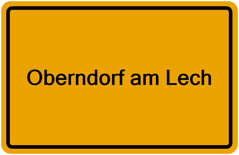 Handelsregisterauszug Oberndorf am Lech